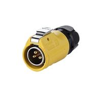 Connecteur Industriel M20 2, 3, 4, 5, 7, 9, 12 Broches, connecteur de Fil étanche Haute Tension, connecteurs de câble d'alimentation et de Signal(3-Pin Plug)