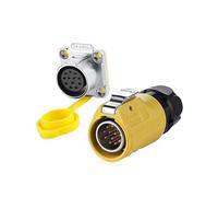 Connecteur Industriel M20 2, 3, 4, 5, 7, 9, 12 Broches, connecteur de Fil étanche Haute Tension, connecteurs de câble d'alimentation et de Signal(12 Pin Set)