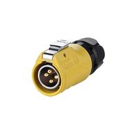 Connecteur Industriel M20 2, 3, 4, 5, 7, 9, 12 Broches, connecteur de Fil étanche Haute Tension, connecteurs de câble d'alimentation et de Signal(4-Pin Plug)