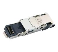 Connecteur IP20 Cat.6 Telegärtner 100007492 RJ45 mâle, droit gris zinc 1 pc(s)