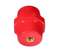 Connecteur Isolant de Barre Omnibus pour Panneaux, Support mécanique | Métal et Silicone, Usage en Tableaux de Distribution et Solaire, Rouge, pour Cosses de Câble