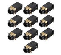 Connecteur Jack Audio 3.5mm, montage sur PCB, prise femelle 6 broches PJ-311D/PJ-342B 30V 0,5a 1W