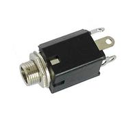 Connecteur jack femelle 6,35 mm - Avec commutateur - Mono