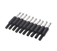 Connecteur Jack Mono Audio mâle, 6.35mm, 1/4 "", 10 pièces, adaptateur Jack