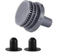 Connecteur Jet Piscine Compatible avec Intex 25022E, Crépine de la Vanne de Vidange pour Piscine avec 2pcs Bouchon Trou Étiquette