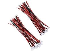 Connecteur JST - YUNIQUE FRANCE - 2 Broches - 10 cm - 1.25 mm - Pack de 40 pièces