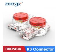 connecteur K1 K2 K3,connecteur d'épissure de fil RJ45 RJ11,câblage de câble téléphonique Ethernet,Terminal de câble réseau UY2,100 pièces - Type [K3]-100PCS