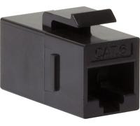 Connecteur Keystone Cat6 UTP 2xRJ45 Noir