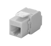 Connecteur Keystone Cat6a UTP - Toolless - Gris