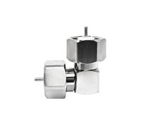 Connecteur LC mâle coudé Haute Tension - Adaptateur de câble coaxial, 50 ohms, CC-6 GHz, plaqué Laiton tri-Alliage