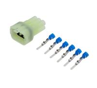 Connecteur ¿Lectrique ¿Tanche De Moto,M¿Le Et Femelle Hm 090 ¿ 6 Broches,Adapt¿ Aux Connecteurs Blancs Scell¿S Pour Toyota 6189 - 6171 6180-6181 - Type Male Set