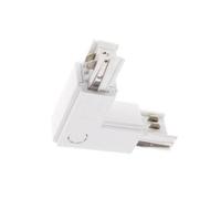 Connecteur LED d'Angle 90° pour Rail Triphasé BLANC