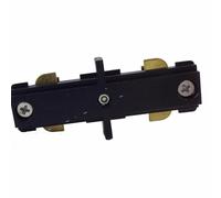 Connecteur LED Droit pour Rail Monophasé NOIR - SILAMP