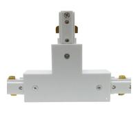 Connecteur LED en T pour Rail Monophasé BLANC
