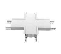 Connecteur LED +, système d'éclairage, luminaire encastré en aluminium, plafonnier blanc, L 25,5 cm