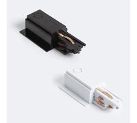 Connecteur 'left Side' Au Résau Pour Rail Triphasé Dali Track Encastré Aluminium Noir