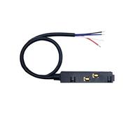 Connecteur Linéaire pour Rail Magnétique 48V 4 fils NOIR - SILAMP