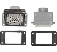 Connecteur lourd 6 contacts Bloc terminal industriel étanche Fiche aviation femelle