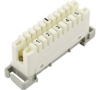 Connecteur LSA PLUS 2 Tru Components 1425905 10 pôles blanc 1 pièce
