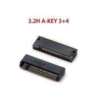 Connecteur M.2 67P A E M Key Ngff,Prise D'Interface Pour Ssd Avec H=3.2/4.2/4.8/6.7/8.5.3.2H A-Key.