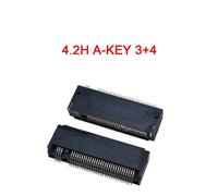 Connecteur M.2 67P A E M Key Ngff,Prise D'Interface Pour Ssd Avec H=3.2/4.2/4.8/6.7/8.5.4.2H A-Key.