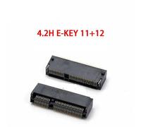 Connecteur M.2 67P A E M Key Ngff,Prise D'Interface Pour Ssd Avec H=3.2/4.2/4.8/6.7/8.5.4.2H E-Key.