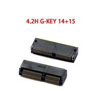 Connecteur M.2 67P A E M Key Ngff,Prise D'Interface Pour Ssd Avec H=3.2/4.2/4.8/6.7/8.5.4.2H G-Key.