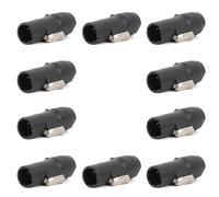 Connecteur mâle à verrouillage 3 broches, 10 pièces, NAC3FX-W NAC3MX-W