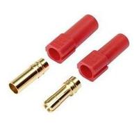 Reely 1373206 Fiche mâle pour batterie, Prise femelle pour batterie XT150, 6 mm doré(e) 1 pc(s)