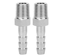 Connecteur mâle BSPT, joint cannelé, adaptateur 1/4 po Stable pour une connexion rapide équipement pneumatique transportant de l'air comprimé, branchement(BSPT1/4-8mm)