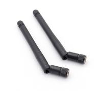 Connecteur mâle d'antenne WiFi 2.4GHz 3dbi SMA J, adaptateur USB pour Mini caméra à carte PCI, routeur réseau, antenne pliable, 2 pièces