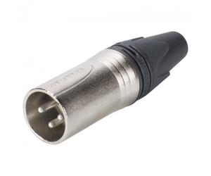 Connecteur mâle de soudage Sommer cable NEUTRIK XLR, 3 pôles , métal, NC3MXX