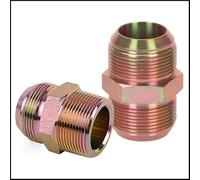 Connecteur mâle droit traversant NPT 7/16 9/16 U3/4 7/8 vers BSP 1/8 1/4 3/8 1/2 74°, adaptateur pour raccords de tuyau/cône externe, NPT4, autre