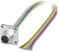 Connecteur mâle encastrable pour capteurs/actionneurs Phoenix Contact SACC-SQ-M12MS-12CON-25F/0,5 1441587 1 pc(s)