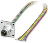 Connecteur mâle encastrable pour capteurs/actionneurs Phoenix Contact SACC-SQ-M12MS-8CON-20/0,5 1441684 1 pc(s)