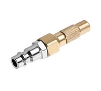 Connecteur Mâle Fileté Acier, pour Gonflage de Pneu Cuivre, Air | Embout Gonfleur, Raccord Rapide pour Conduite D’air, Usage Vélo et Voiture, Compresseur