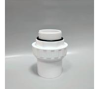 Connecteur mâle fileté en PVC pour pompes et filtres de piscine, joint de débit d'eau, raccord de plomberie facile à installer, blanc (3,8 cm)