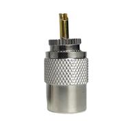 Connecteur mâle PL259 UHF à faible perte for câble Coaxial LMR-400 RG8 RG59 RG60, adaptateur RF(RG 6U,20 PCS)