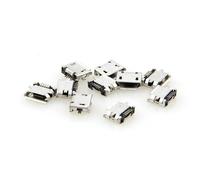 Connecteur Micro USB Type 5 broches femelle, 10 pièces, prise de charge 5 broches, prise de charge USB droite