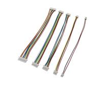 Connecteur Mini JST à Pas de 1.25mm, 10 pièces, Double/Simple extrémité, 2/3/4/5/6/8 Broches, Prise JST 1.25mm avec Fils 28awg, câble 10/15/20/30CM(Double Ended,30CM,5Pin)