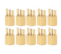 Connecteur MMCX, 10PCS MMCX Socket 3 Broches Connexion Femelle Jacks Coaxial RF Connecteur Set OFC Matériel 50ohm, Large Bande de Fréquence