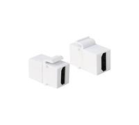 LogiLink Connecteur modulaire keystone HDMI, blanc Blanc G