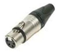 Connecteur - NEUTRIK - xlr, 4 points femelle, argente, nickel