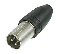Connecteur NEUTRIK XLR, Heavy Duty, IP 3P Male Silver Housing, Go