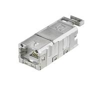 Connecteur non confectionné pour capteurs/actionneurs Weidmüller IE-BI-RJ45-FJ-P 1963830000 Insert avec bride RJ45 10 pc(s)