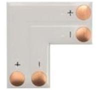 Connecteur pcb flexible - forme l - 8 mm - 1 couleur velleman lcon15 Incolore