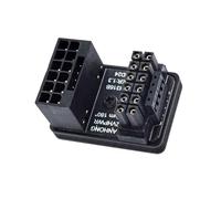 Connecteur PCIe 5.0 180 degrés coudé ATX3.0 adaptateur d'alimentation 16P vers 16P mâle vers femelle alimentation pour bureau