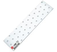 Connecteur plat 240 x 60 x 2,0 mm - 1 pièce Plaque perforée Plaque de connexion Plaque de connexion en bois galvanisé