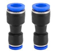 Connecteur pneumatique 2PCS coude/droit/type Y/T-Type/Réducteur de tube d'air pour la connexion rapide de la tuyauterie d'air, outils pneumatiques (réduction du raccord 10 mm à 8 mm)