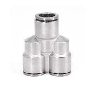 Connecteur pneumatique à insertion rapide en laiton nickelé 4-16 mm PU/coude/buste/Y/T 2/3/4(PY Brass,6mm)